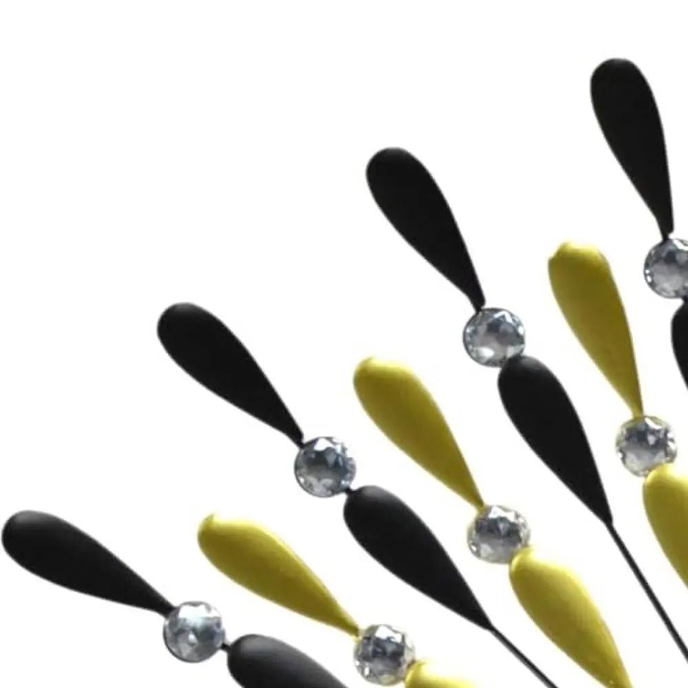 27" Gold And Black Metal Silent Analog Starburst Wall Clock HomeRoots