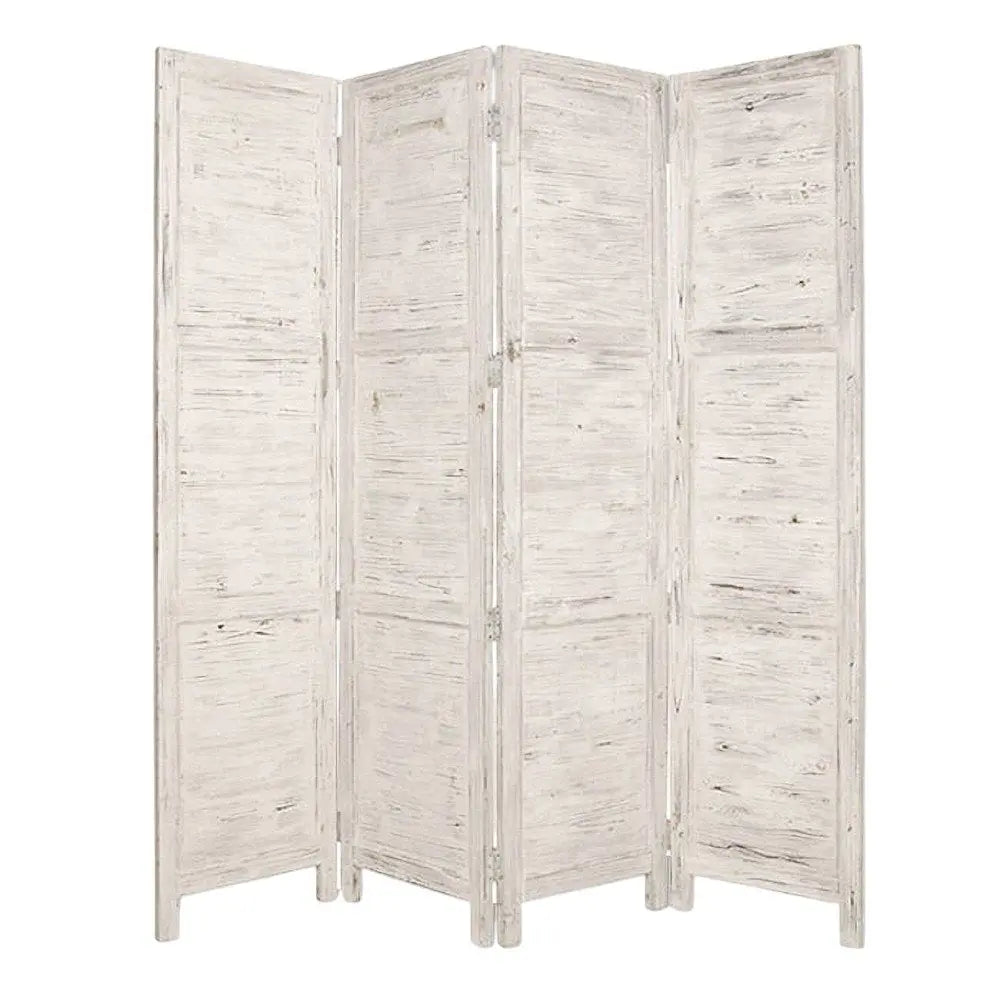 76" X 84" Black Wood Screen HomeRoots