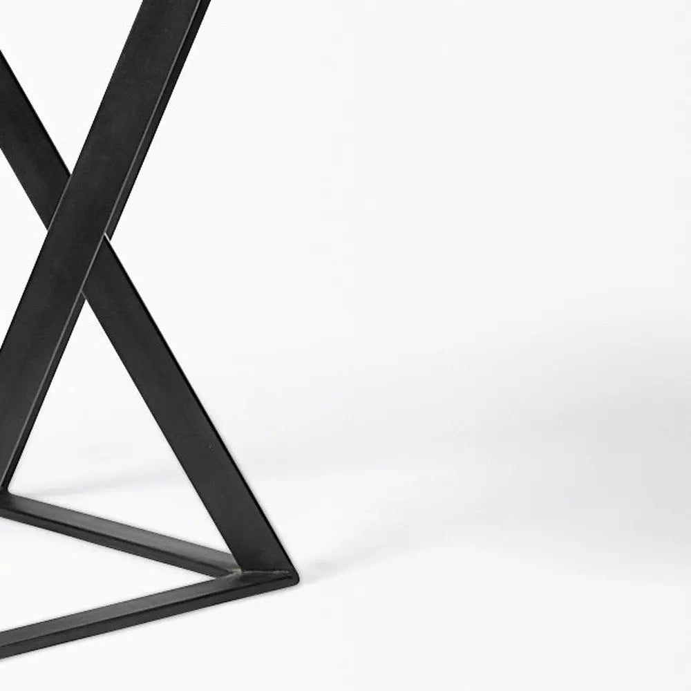 28" Brown and Black Writing Desk - NOBLE HOME INTERIORS