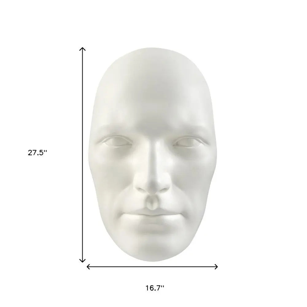 28" X 17" White People Handmade Resin Wall Decor - NOBLE HOME INTERIORS