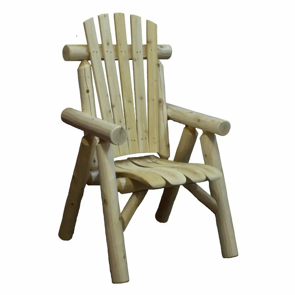 28" X 26" X 42" Natural Wood Dining Chair - NOBLE HOME INTERIORS