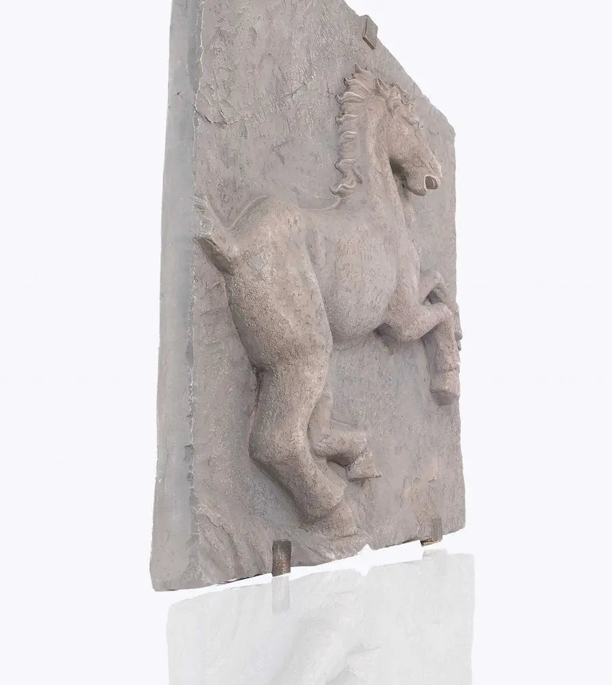 29" X 5" Gray Resin Wall Decor - NOBLE HOME INTERIORS