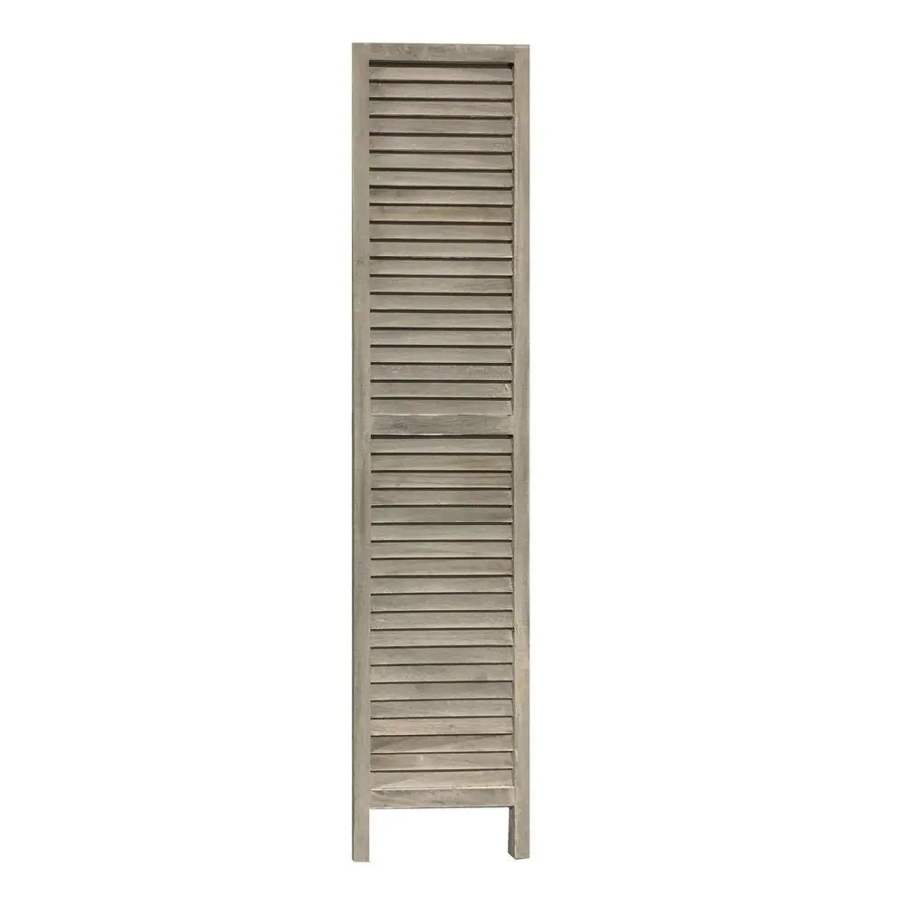3 Panel Grey Shutter Screen Room Divider - NOBLE HOME INTERIORS