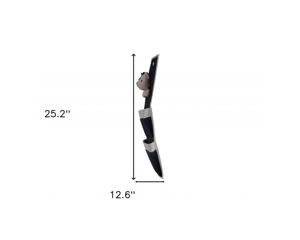 3 Pocket Storage Teddy Bear Wall Hanger - NOBLE HOME INTERIORS