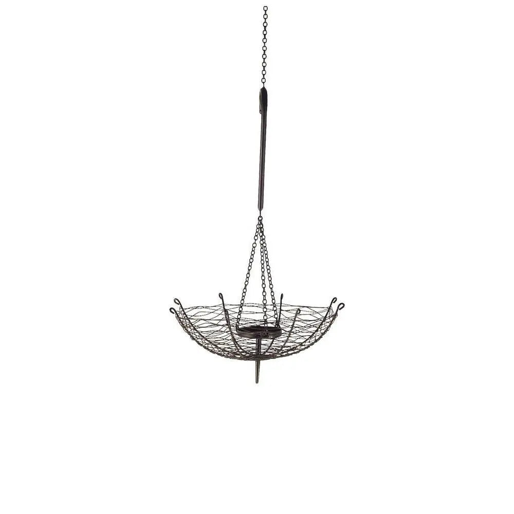 31" Black Distressed Woven Metal Lantern Candle Holder HomeRoots