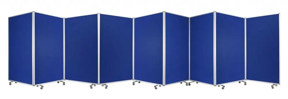 318" X 1" X 71" Green, Metal, 9 Panel, Screen - NOBLE HOME INTERIORS