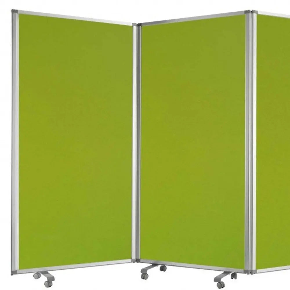 318" X 1" X 71" Green, Metal, 9 Panel, Screen - NOBLE HOME INTERIORS