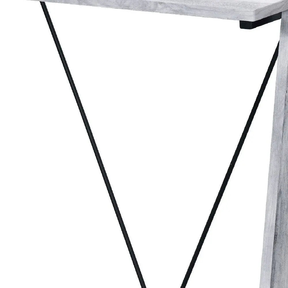 32" Antiqued White Writing Desk - NOBLE HOME INTERIORS