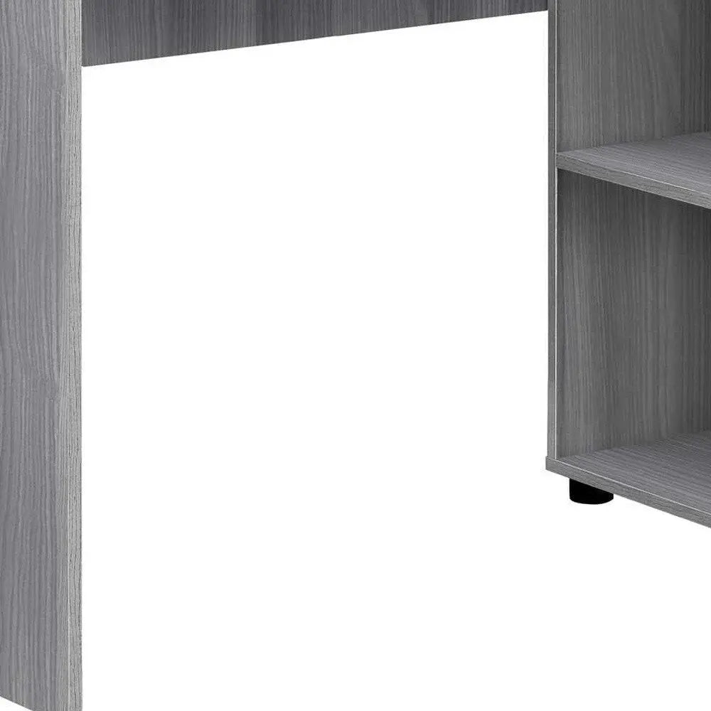 34" White L Shape Computer Desk With Two Drawers - NOBLE HOME INTERIORS