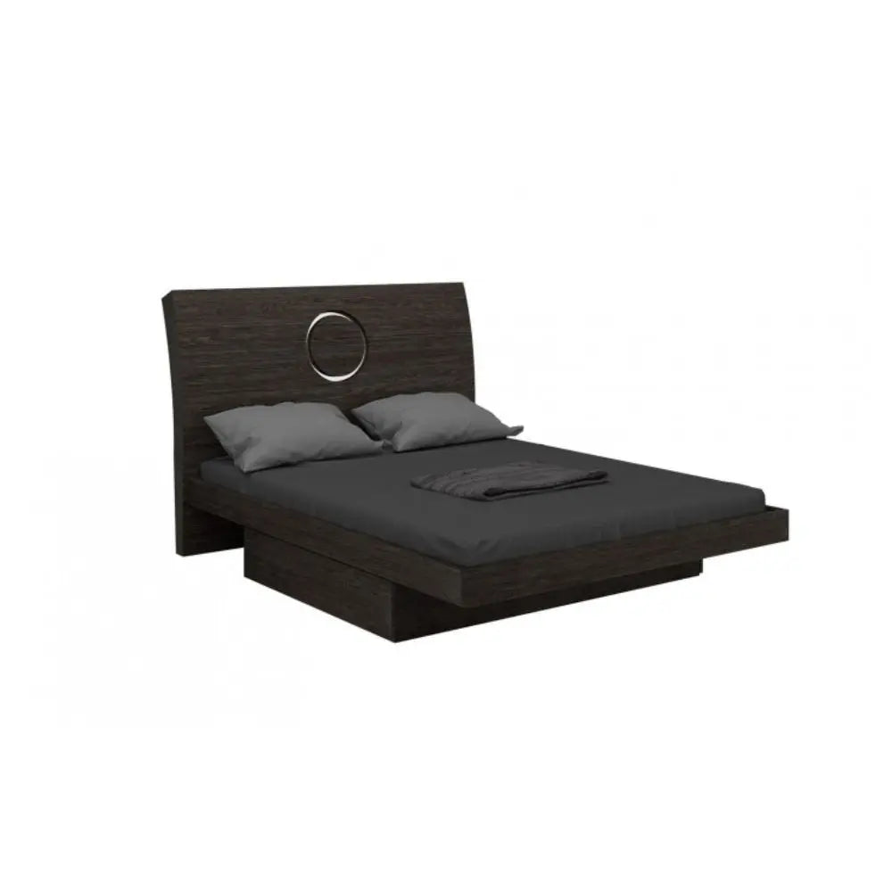 Four Piece Gray Solid Wood Bedroom Set With Mirror HomeRoots