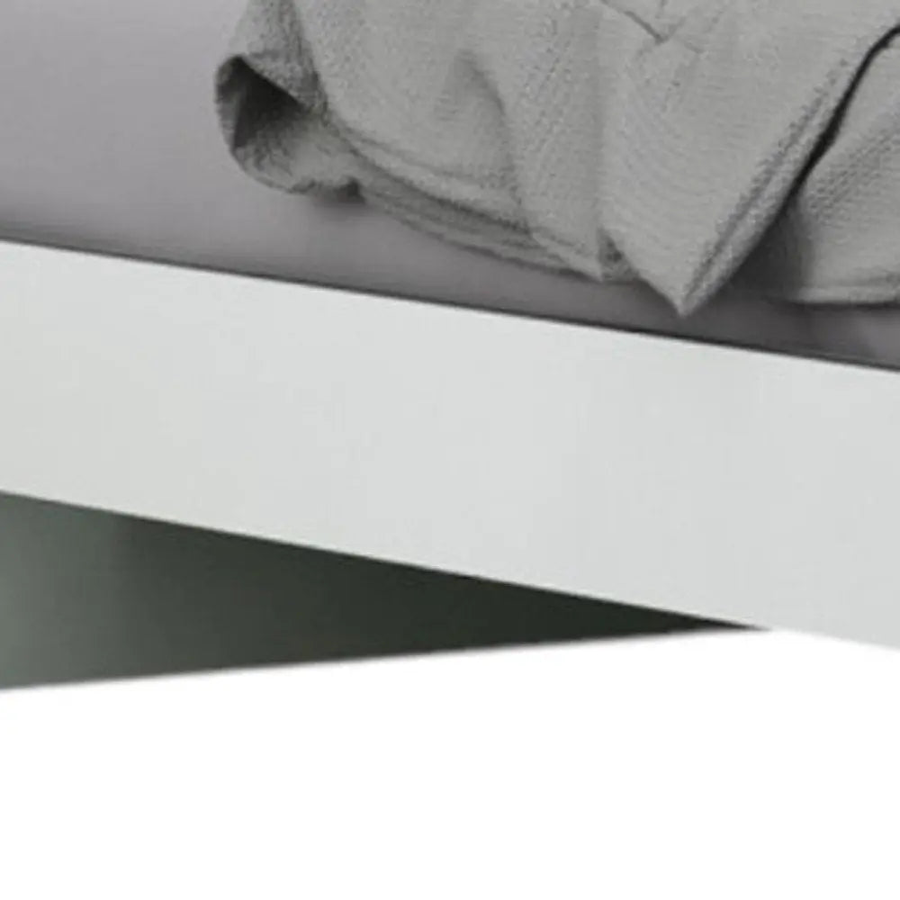 Four Piece White Solid Wood Bedroom Set With Mirror HomeRoots