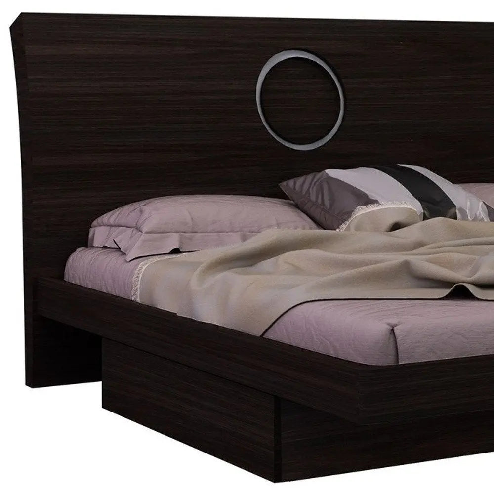 Four Piece Wood Brown Solid Wood Bedroom Set With Mirror HomeRoots
