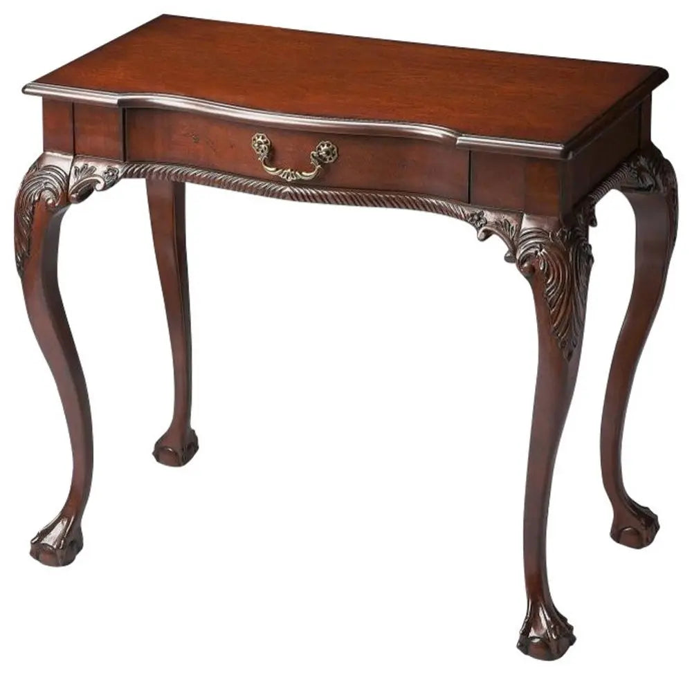 35" Dark Brown Writing Desk - NOBLE HOME INTERIORS