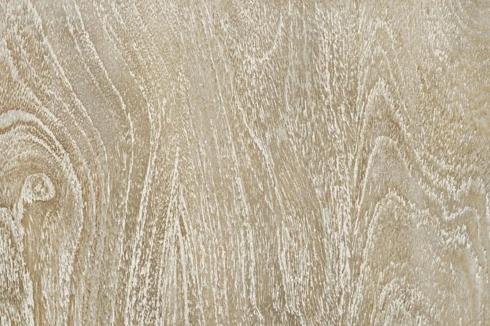 35" Gray Carved Floral Solid Wood Six Drawer Dresser - NOBLE HOME INTERIORS