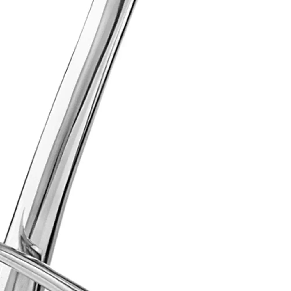 20" Aluminum Silver Modern Abstract Table Vase HomeRoots