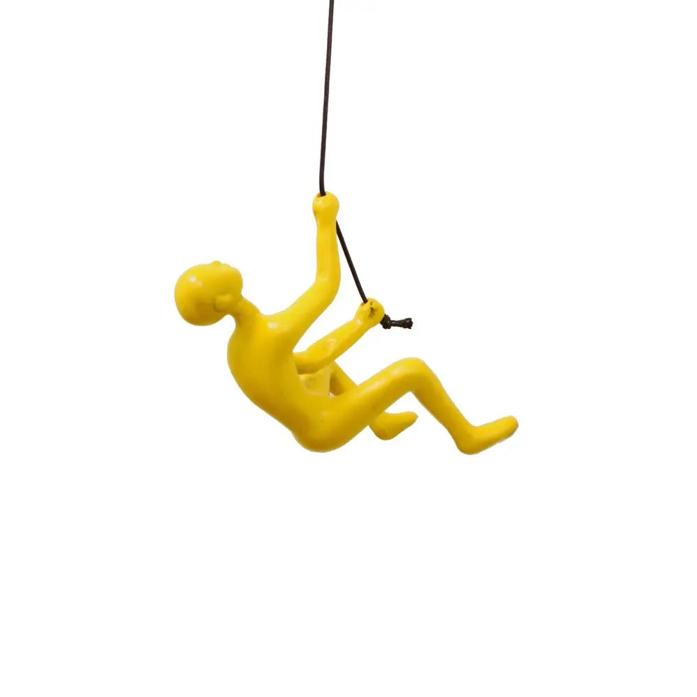 6" X 3" Yellow Resin Novelty Hanging Dimensional Sculpture HomeRoots