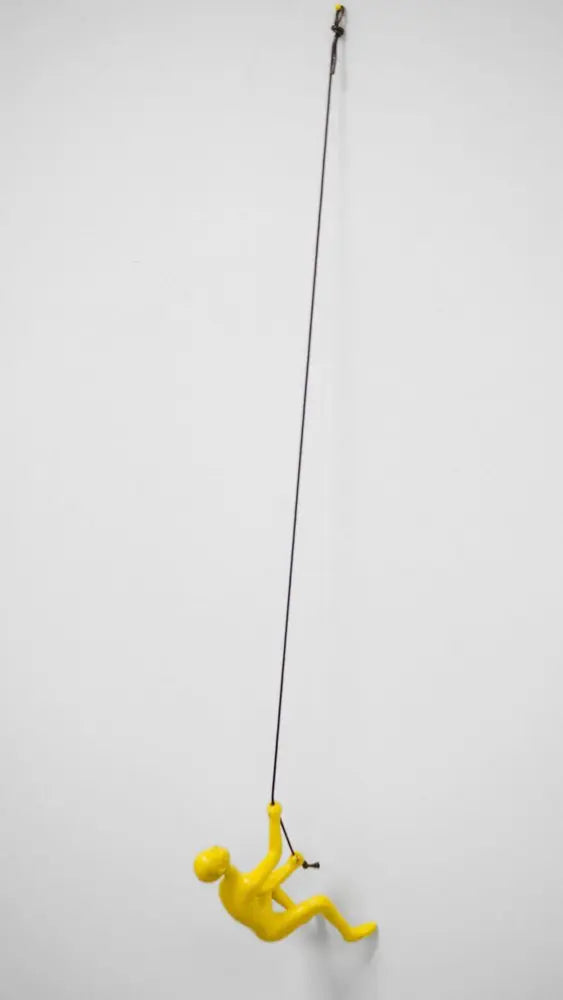 6" X 3" Yellow Resin Novelty Hanging Dimensional Sculpture HomeRoots