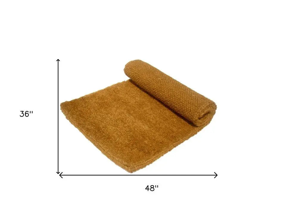 36" X 48" Brown Coir Outdoor Door Mat - NOBLE HOME INTERIORS
