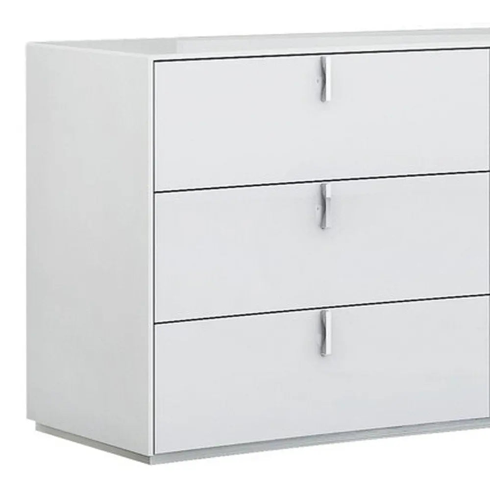 62" X 19" X 30" White  Dresser HomeRoots