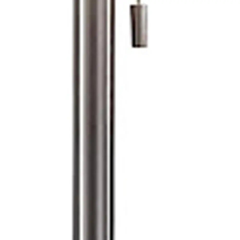 Brushed Steel Metal Table Lamp