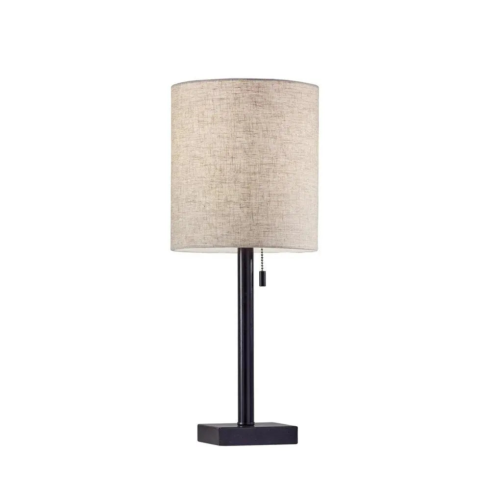 Brushed Steel Metal Table Lamp