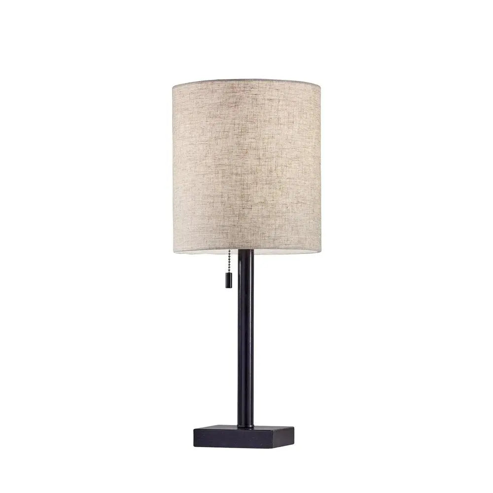 Brushed Steel Metal Table Lamp