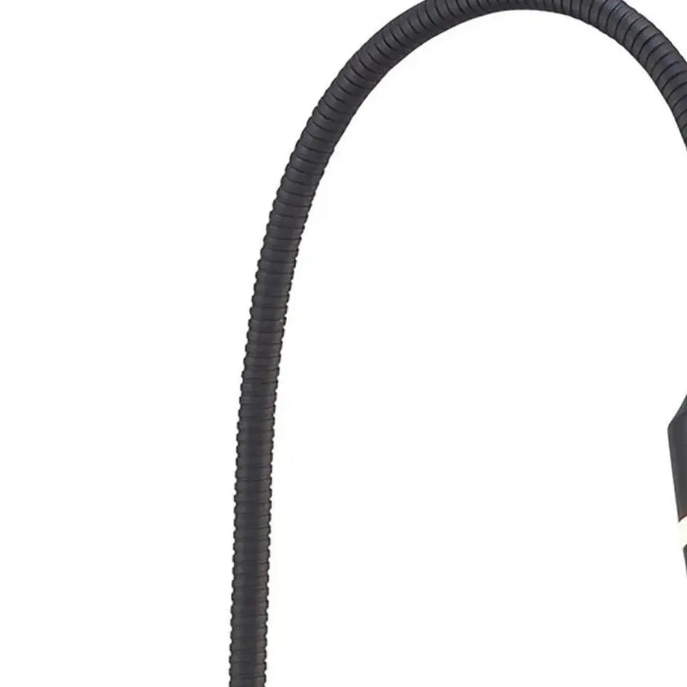 18" Black Metal Adjustable LED Desk Lamp
