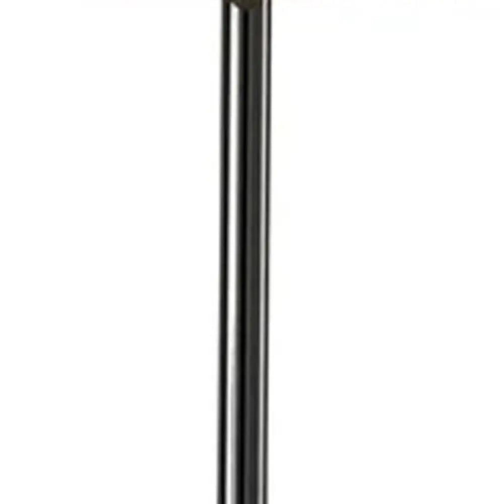 Black Nickel Finish Metal Tall White Shade Table Lamp HomeRoots