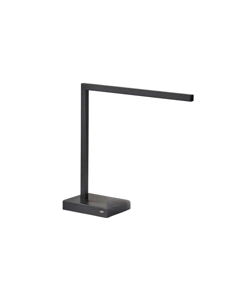 Slender Bar Black Metal Led Charging Desk Light HomeRoots