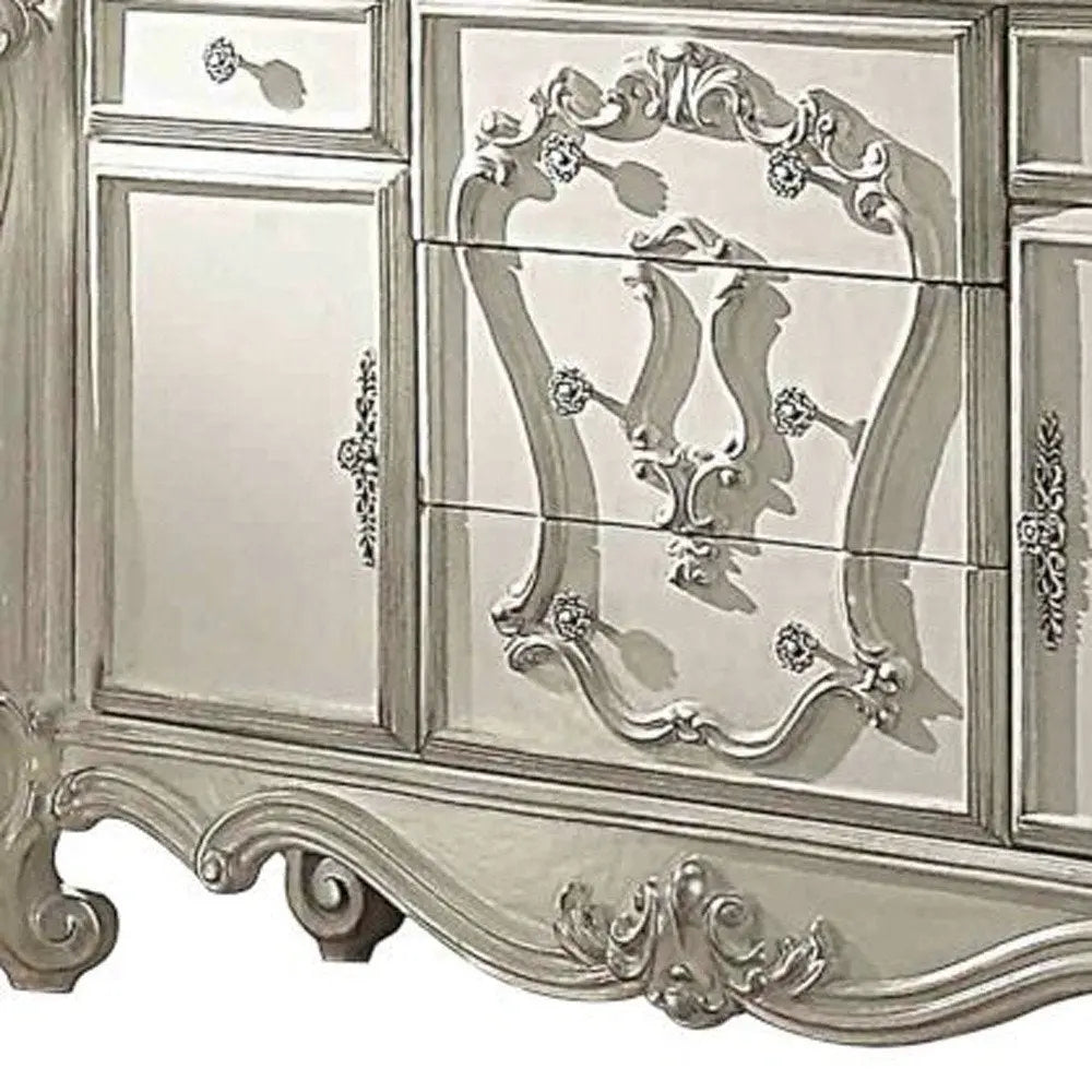 47" White Solid Wood Standard Chest HomeRoots