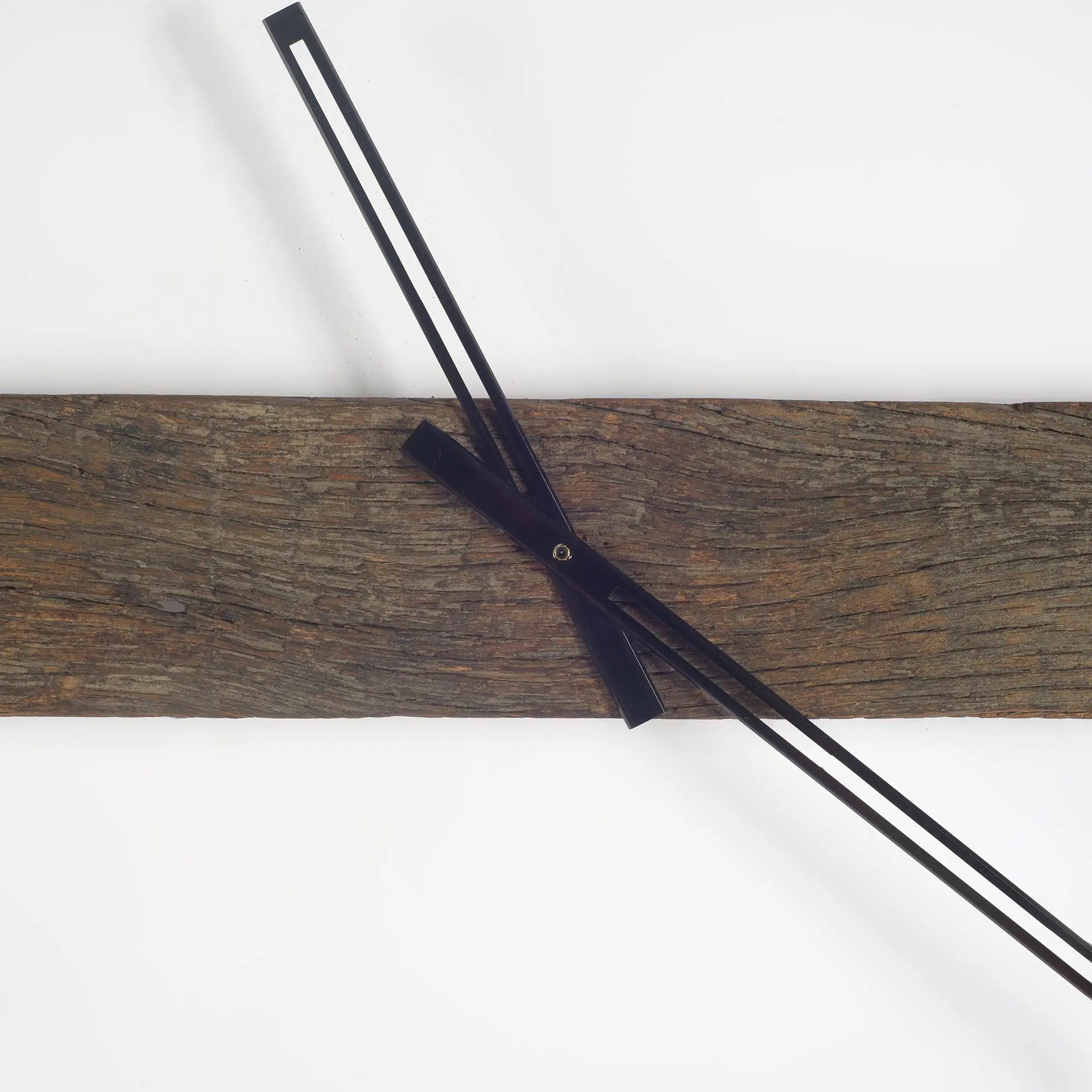 2" Circle Black Metal Skeleton Wall Clock HomeRoots