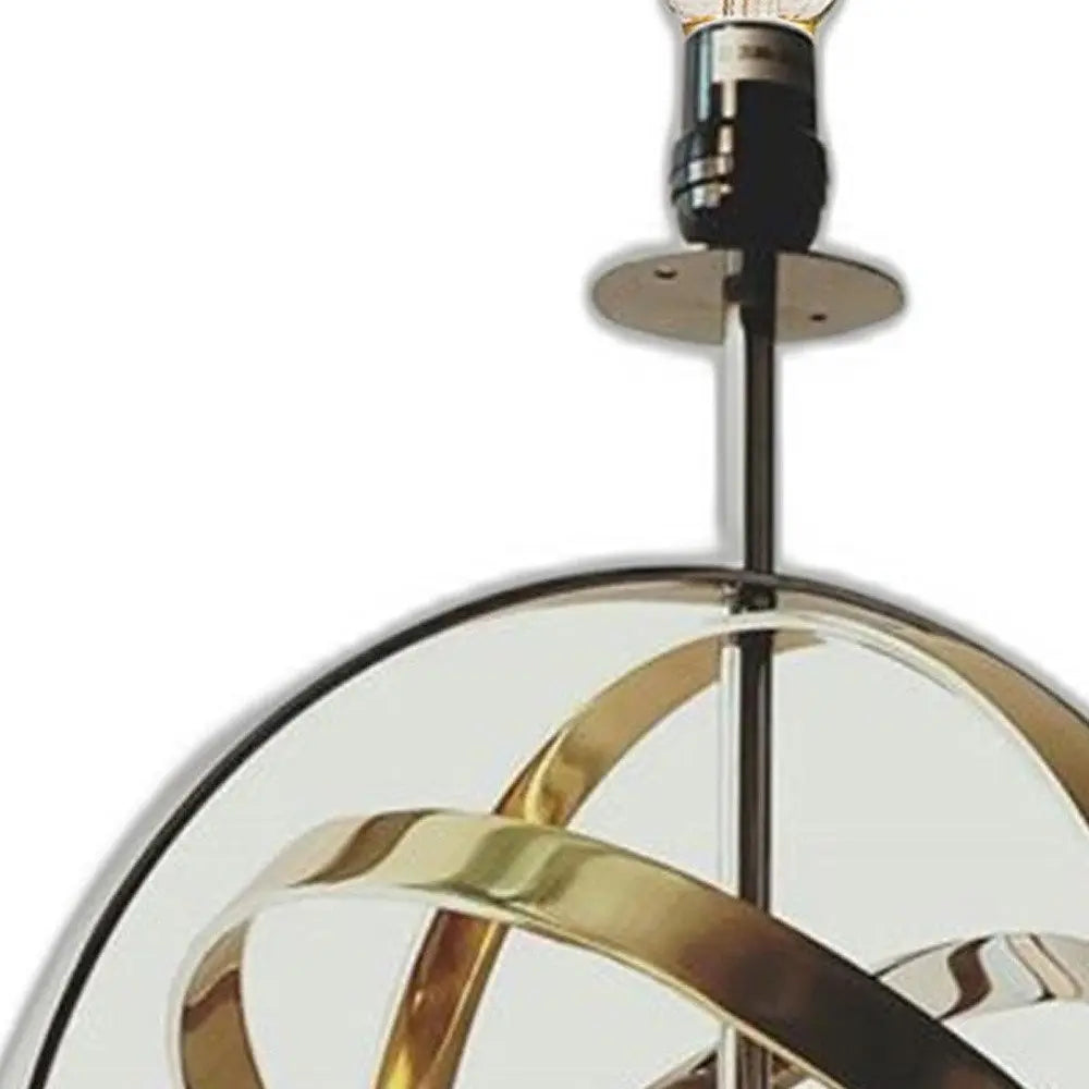 17" Bronze Metal Standard Table Lamp HomeRoots