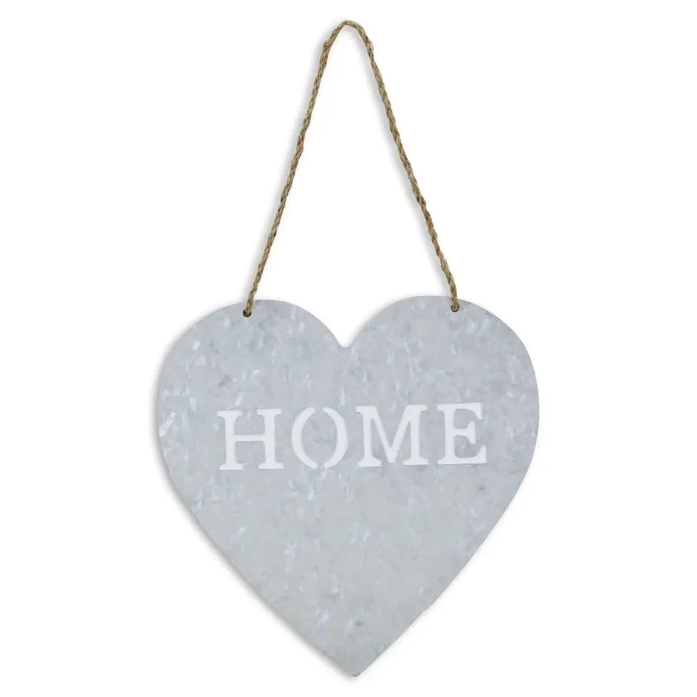 Home Gray Galvanized Cut Out Metal Wall Decor HomeRoots