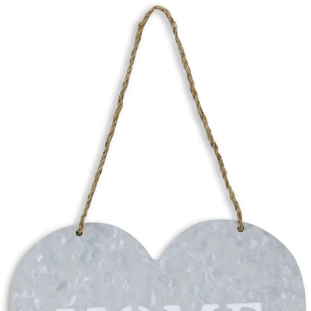 Home Gray Galvanized Cut Out Metal Wall Decor HomeRoots