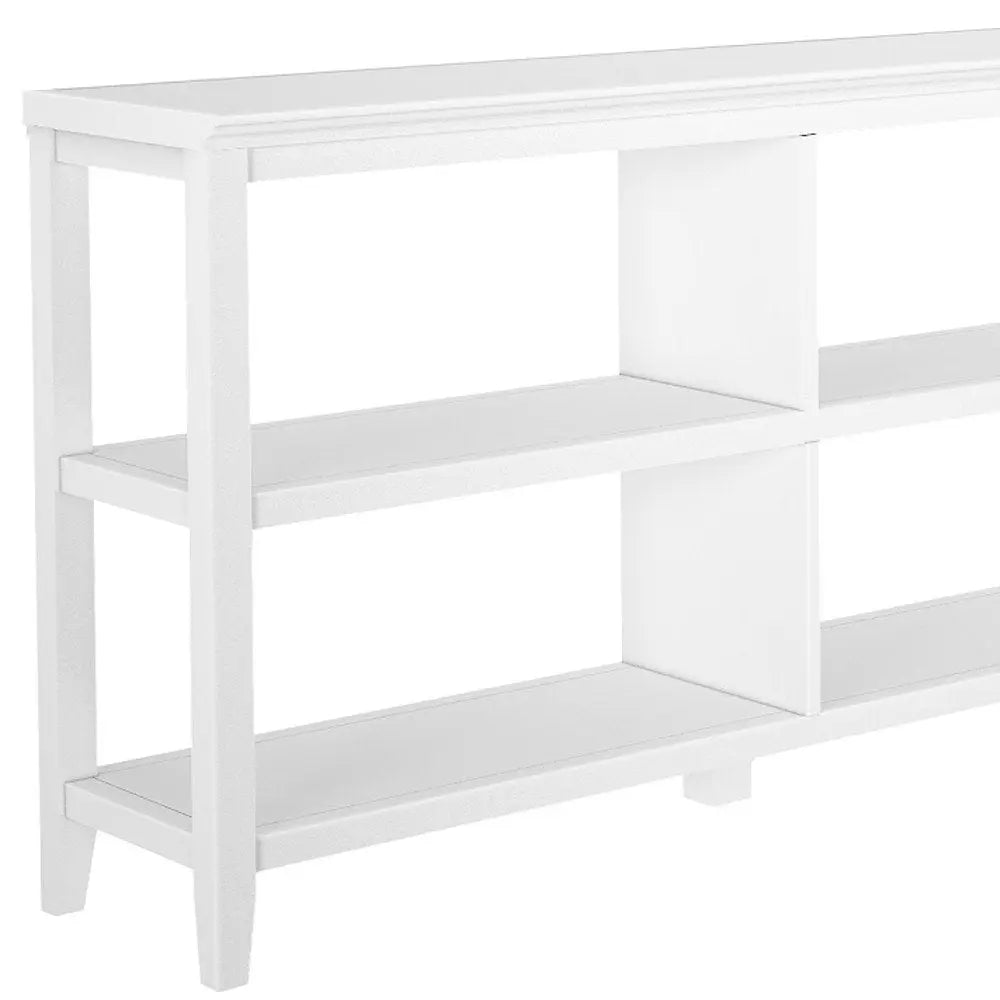 30" White Wood Two Shelf Bookcase HomeRoots