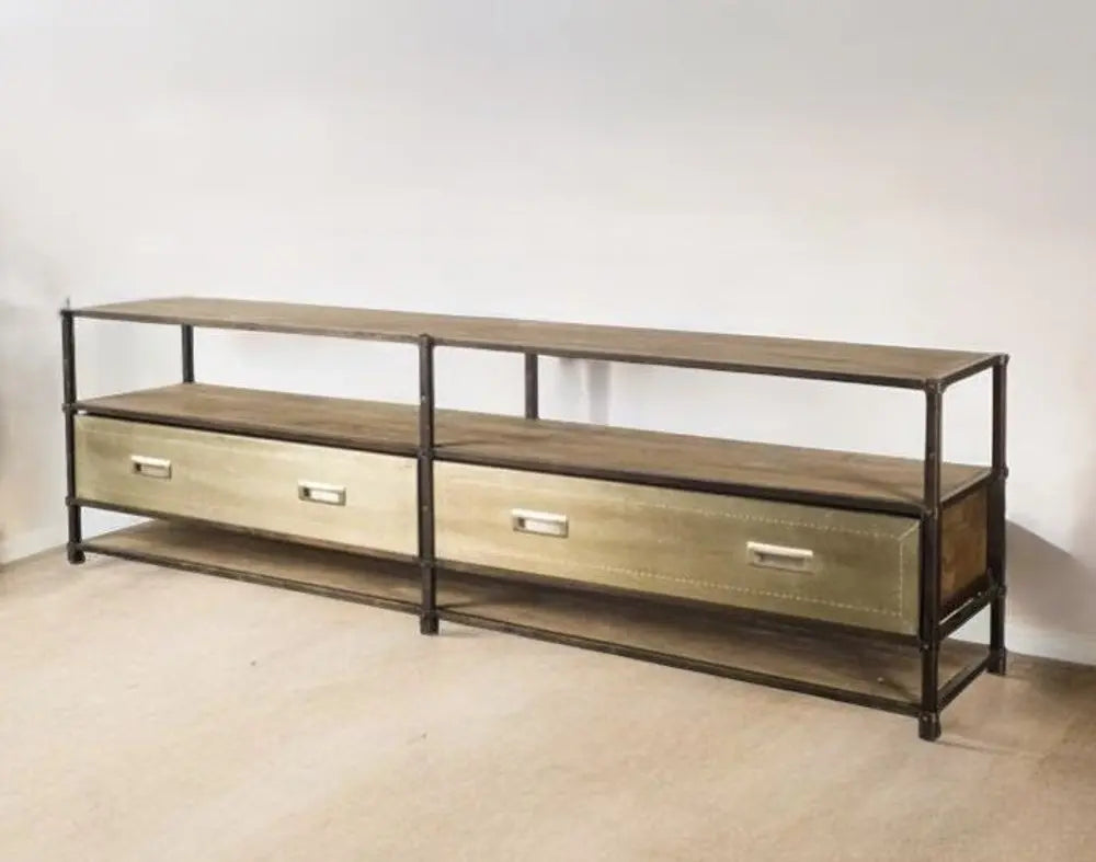 15" Brown Solid Wood Console Table HomeRoots