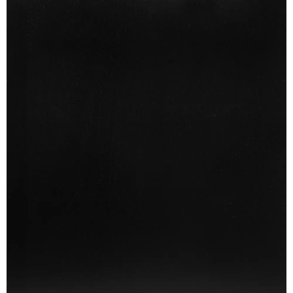 25" Black Wood Three Drawer Nightstand HomeRoots