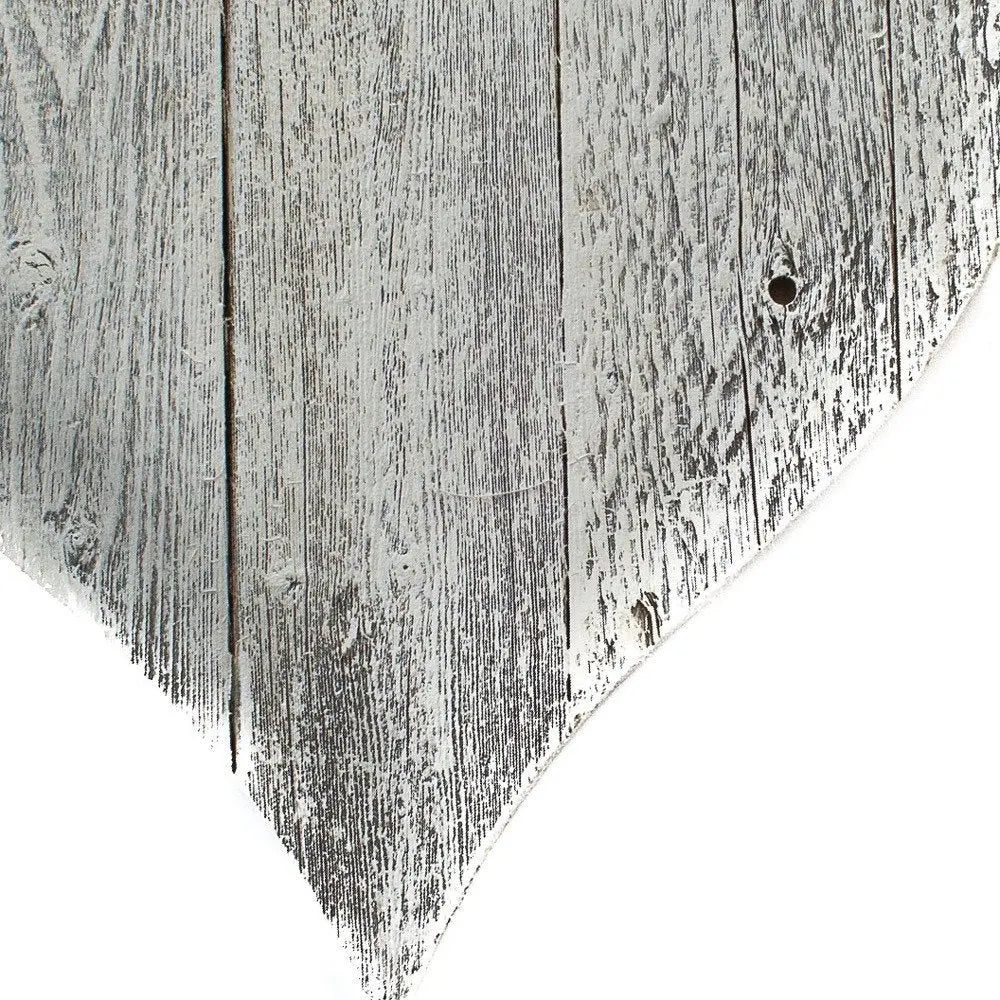 18" Whitewash Reclaimed Wood Heart Wall Decor HomeRoots