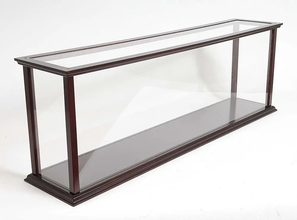 39" Dark Brown Glass Standard Display Stand - NOVA HOME FURNITURE