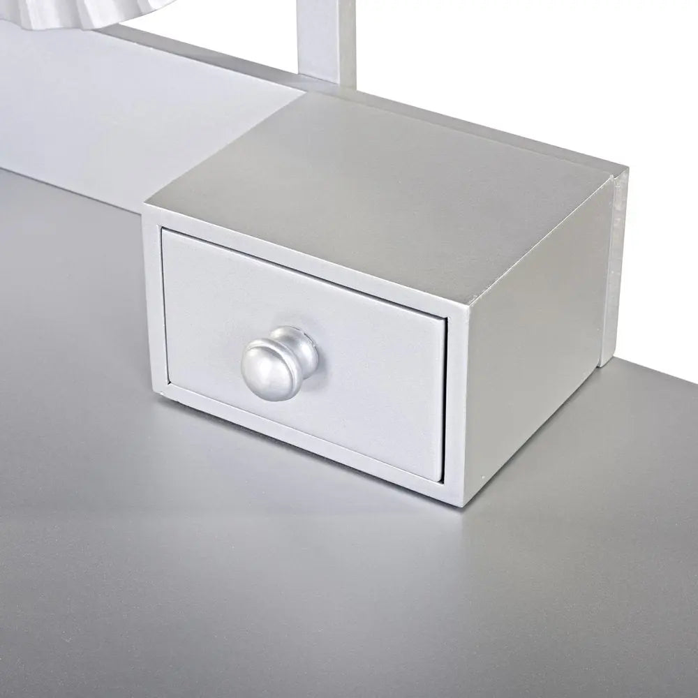 39" Silver Wood Two Drawer Dresser - NOBLE HOME INTERIORS