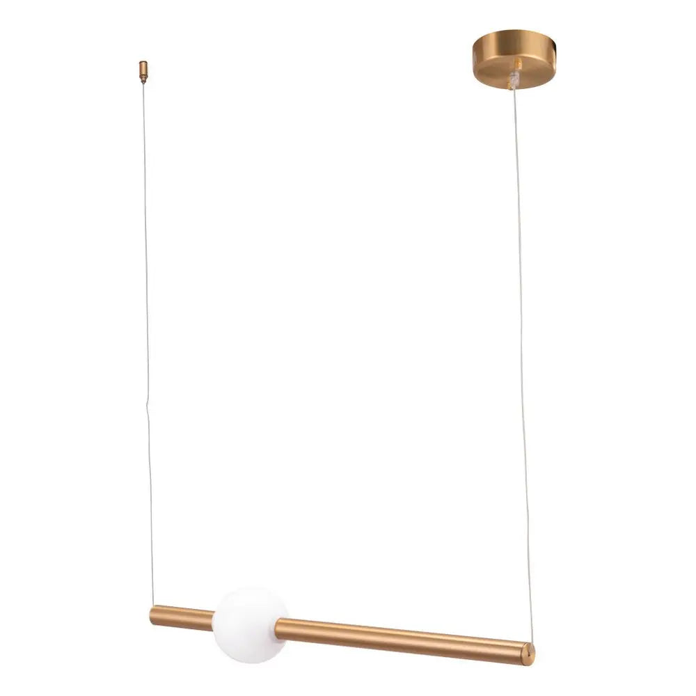 Gold And White Kitchen Island Metal LED Chandelier HomeRoots