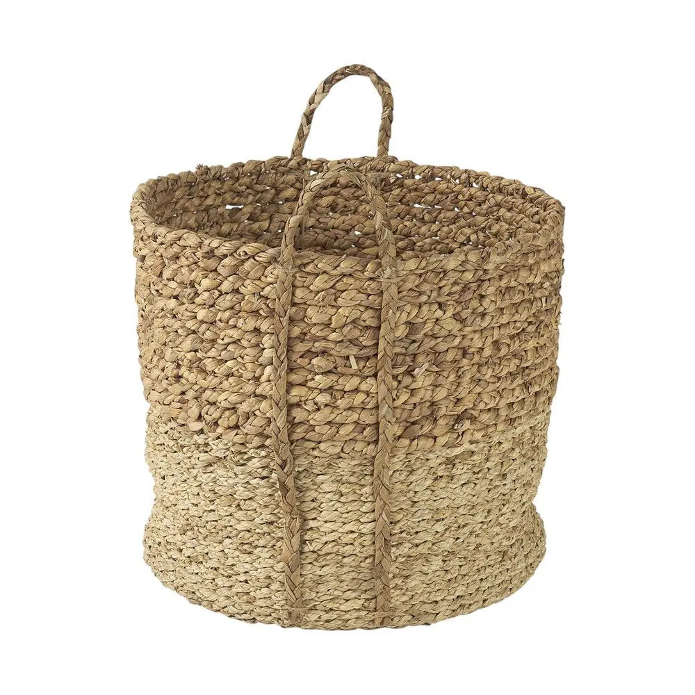 Set of Three Brown Wicker Basket HomeRoots