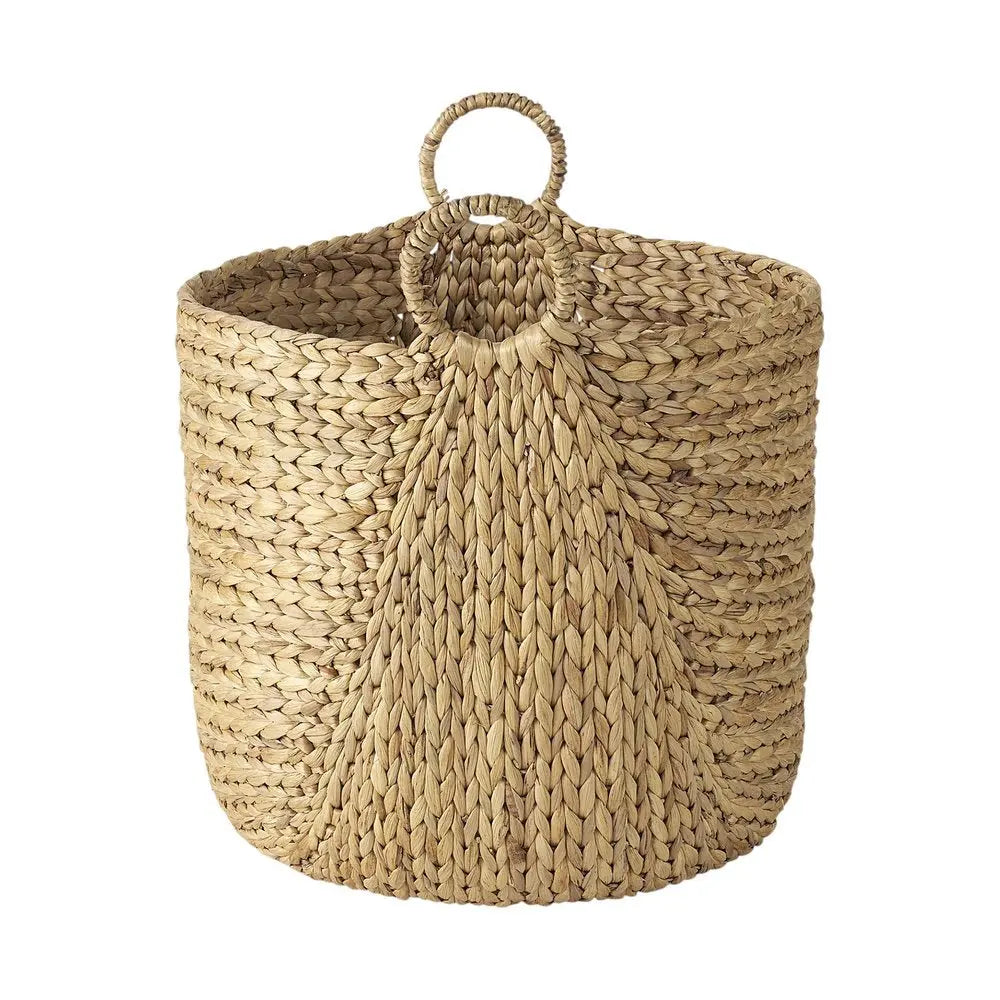 Set of Three Brown Wicker Basket HomeRoots