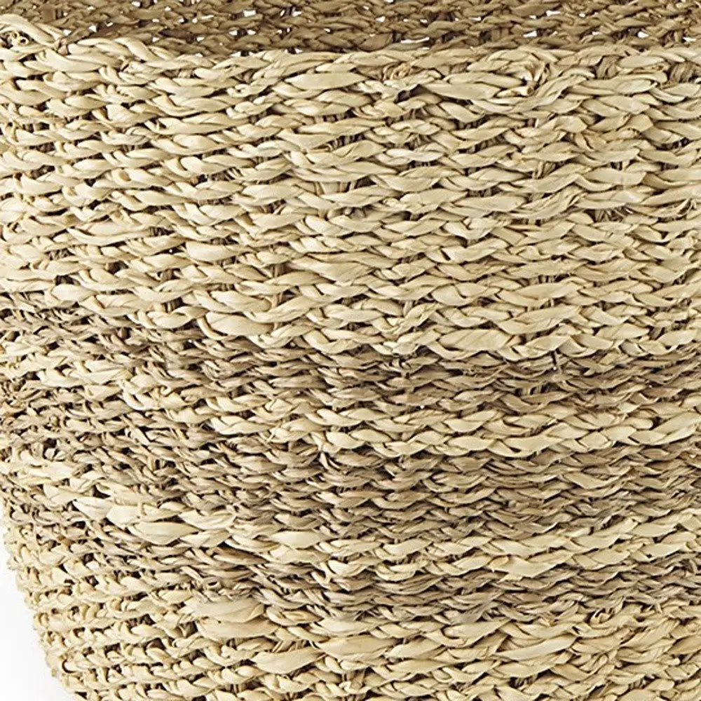 Set of Two Brown Wicker Basket HomeRoots