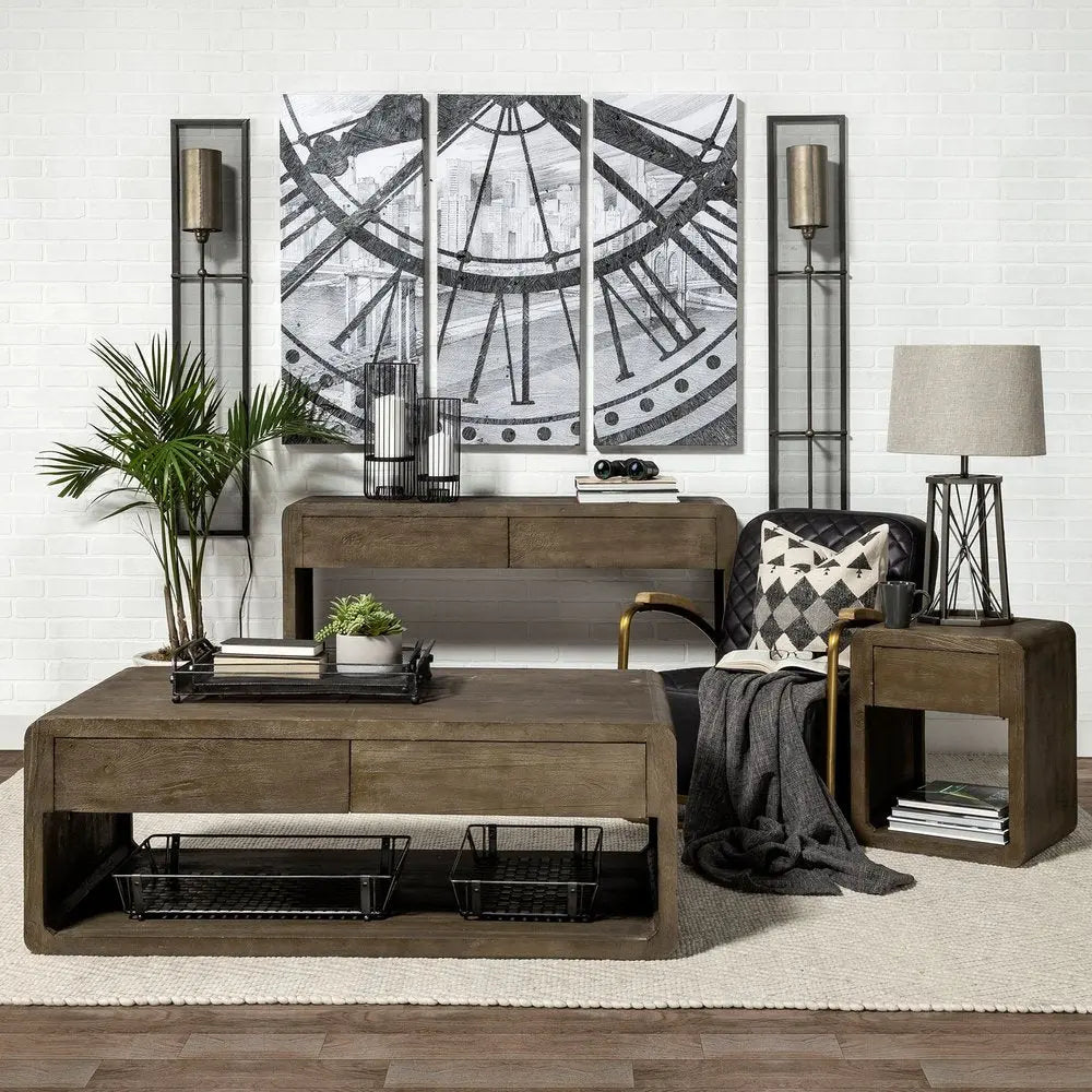 Lámpara LED de bronce de 29" con pantalla beige