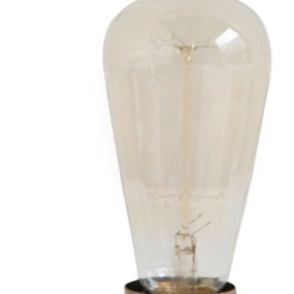 Lámpara LED dorada de 5" con pantalla transparente