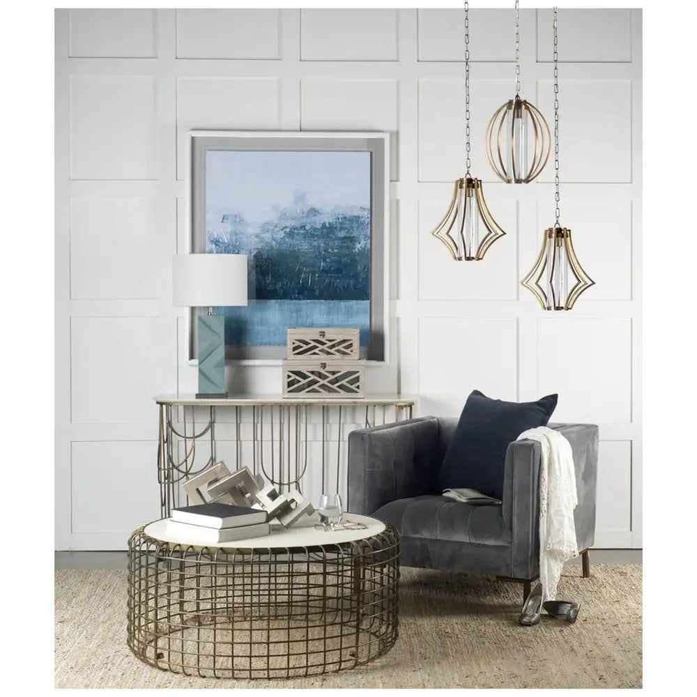 16" Off White Solid Wood Desk Organizer HomeRoots