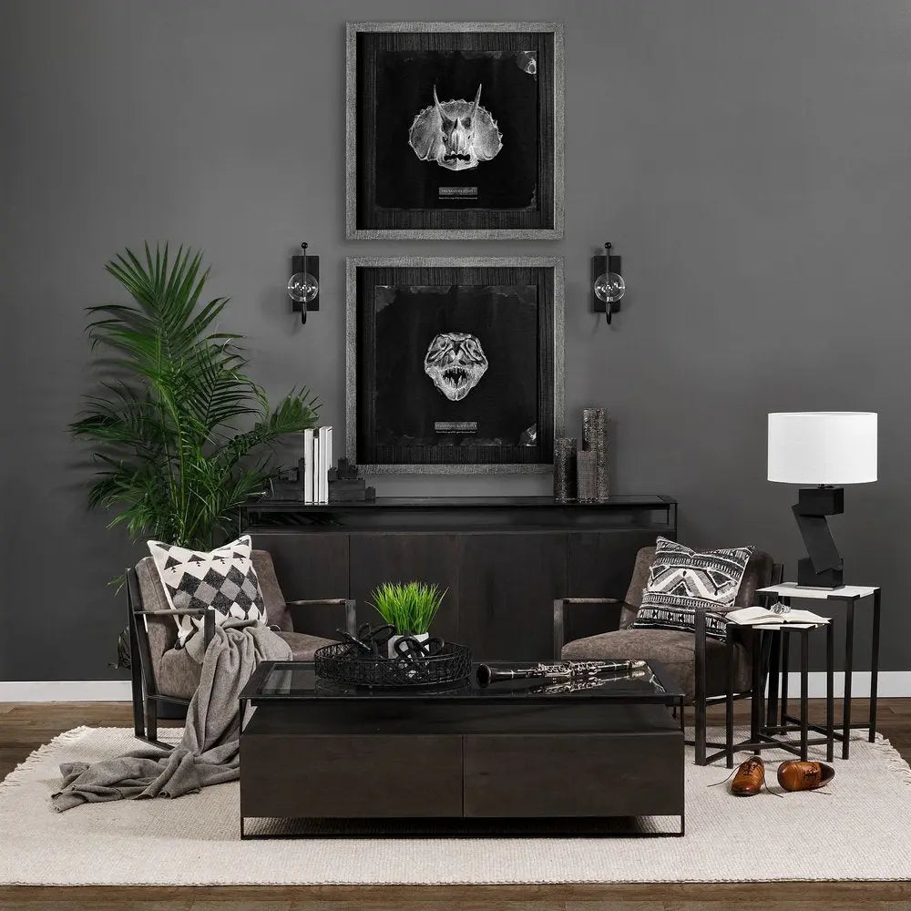 10" Black And Gold Abstract Cylinder Ceramic Table Vase HomeRoots