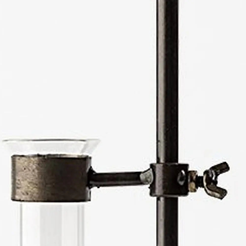 Set of Two Dark Brown Abstract Metal Cylinder Table Vases HomeRoots