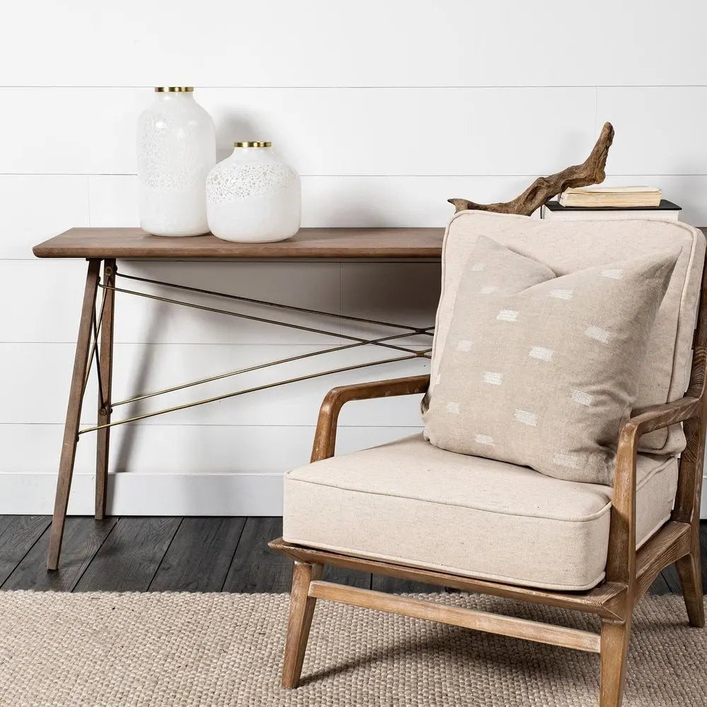 8" White Abstract Cylinder Crystal Glass Table Vase HomeRoots